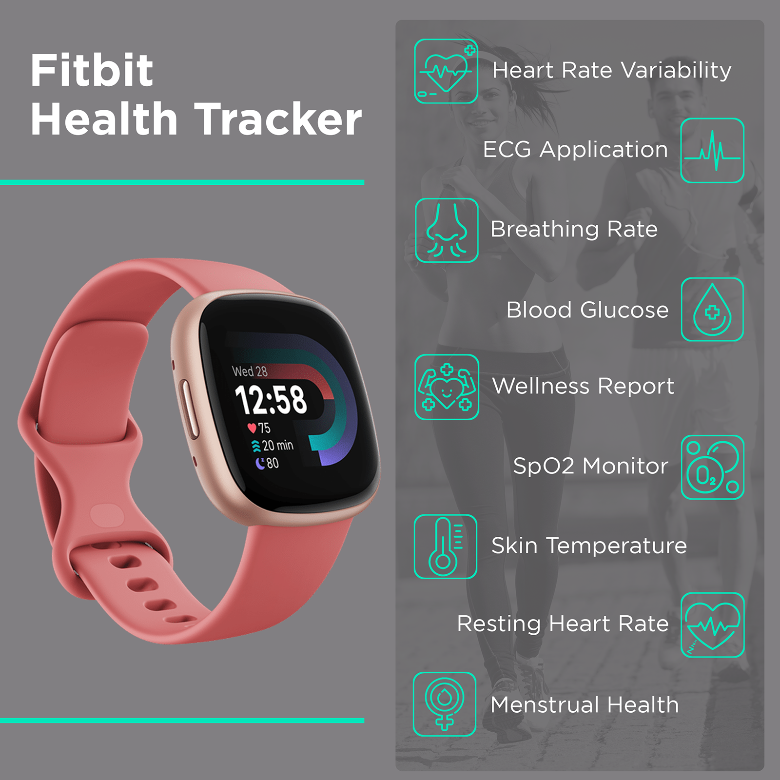 Smartwatch fitbit versa hot sale